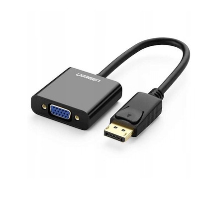 Ugreen DisplayPort to VGA converter adapter Black cable.
