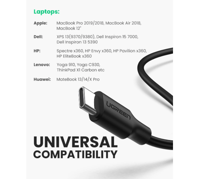 Ugreen USB C To SATA Adapter Type C to SATA III Hard Drive Cable for 2.5 SATA 3 HDD SSD 7 15 Pin Thunderbolt 3 Converter