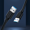 Ugreen USB to USB cable USB 2.0 (male) - USB 2.0 (male) cable 1.5 m black
