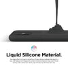 iPhone 11 Phone case. Soft, flexible liquid silicone protective cover. Black