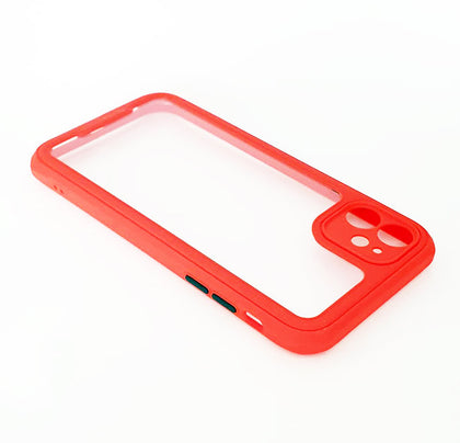 iPhone 11 phone case shockproof cushion armor anti-shock red.