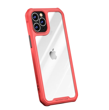 iPhone 12 12 Pro iPhone case shockproof cushion armor anti-shock red.