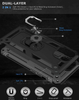 iPhone 12 /12 pro phone case black ring armor anti drop shockproof rugged protective