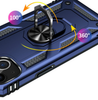 iPhone 13 & iPhone 14 Case. blue ring armor anti drop shockproof rugged protective