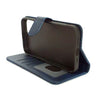 iPhone 13 & iPhone 14 Case. wallet cover flip anti drop anti slip shockproof blue
