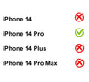 iPhone 14 Pro black armor phone case with ring - Anti-drop, shockproof and rugged protective design